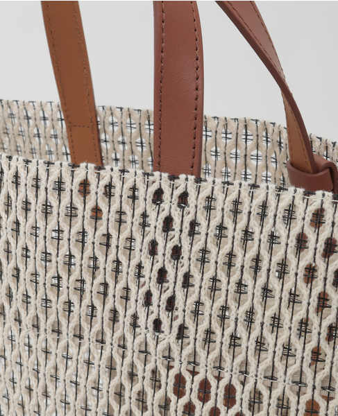 《別注》【MARY AL TERNA /メアリーオルターナ】GAPトート横長 詳細画像 アイボリー 4