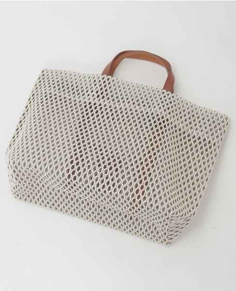 《別注》【MARY AL TERNA /メアリーオルターナ】GAPトート横長 詳細画像 アイボリー 7