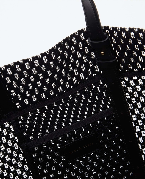 《別注》【MARY AL TERNA /メアリーオルターナ】GAPトート横長 詳細画像 ブラック 6