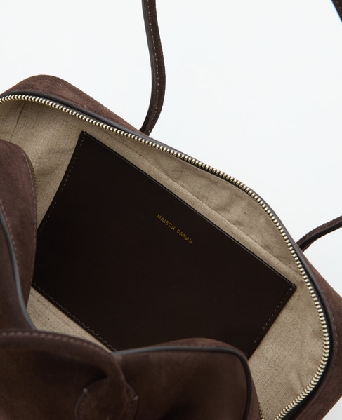 《別注》【MAISON CANAU/メゾンカナウ】EW-MINI-BOXBOSTON suede 詳細画像 ブラウン 6