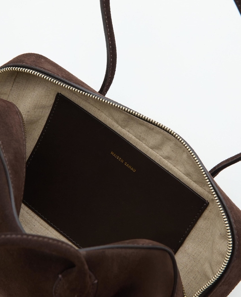《別注》【MAISON CANAU/メゾンカナウ】EW-MINI-BOXBOSTON suede 詳細画像 ブラウン 7