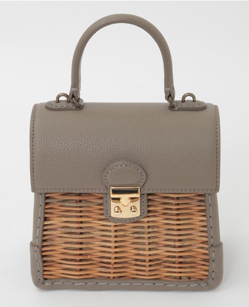 【eb.a.gos/エバゴス】フニュシュリンクハンドバッグS 詳細画像 トープ 1