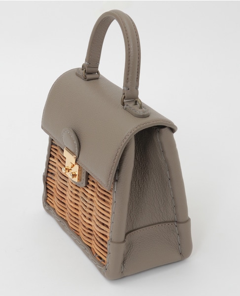 【eb.a.gos/エバゴス】フニュシュリンクハンドバッグS 詳細画像 トープ 2