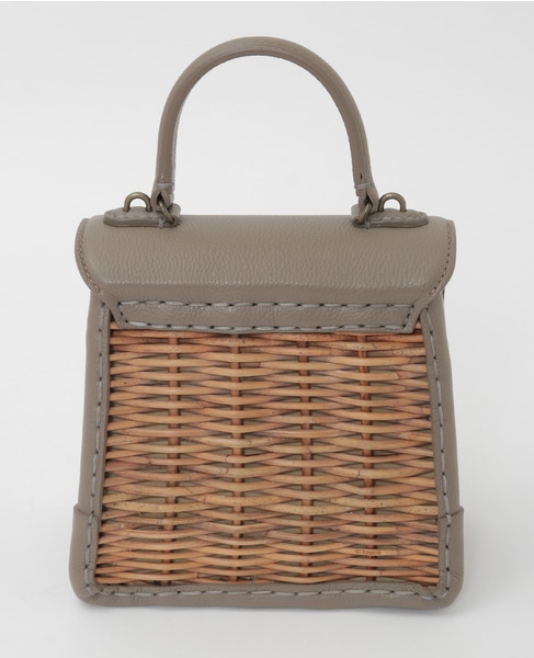 【eb.a.gos/エバゴス】フニュシュリンクハンドバッグS 詳細画像 トープ 3