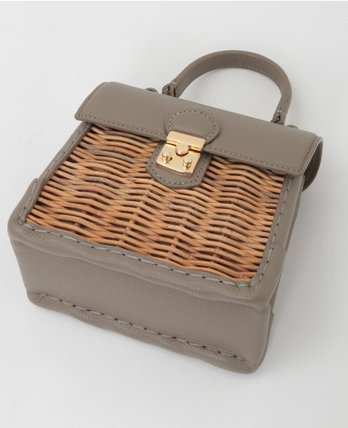 【eb.a.gos/エバゴス】フニュシュリンクハンドバッグS 詳細画像 トープ 4