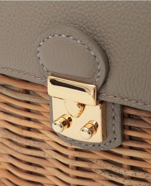 【eb.a.gos/エバゴス】フニュシュリンクハンドバッグS 詳細画像 トープ 6