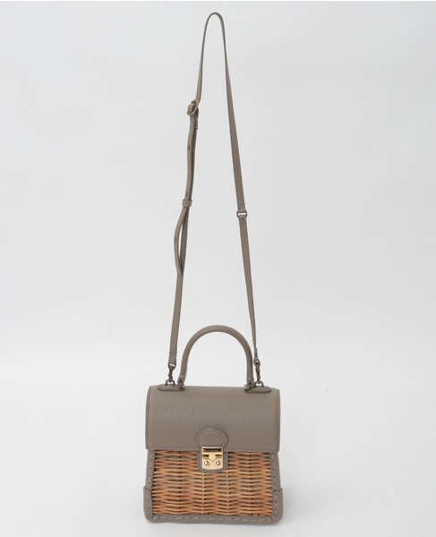 【eb.a.gos/エバゴス】フニュシュリンクハンドバッグS 詳細画像 トープ 9