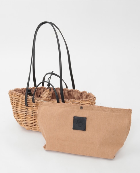 【eb.a.gos/エバゴス】バタールバスケット  詳細画像 ブラック 8