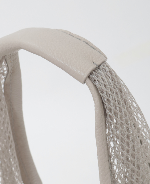 【eb.a.gos/エバゴス】シアーラウンドバスケット 詳細画像 グレージュ 5