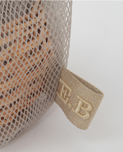 【eb.a.gos/エバゴス】シアーラウンドバスケット 詳細画像 グレージュ 7