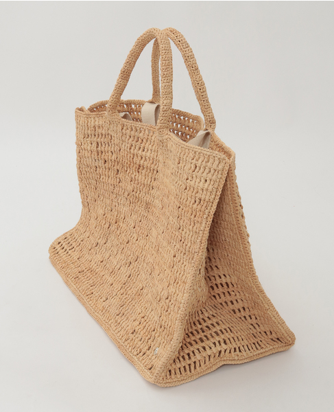 【Helen Kaminski/ヘレンカミンスキー】Anika Raffia Crochet Tote 詳細画像 ナチュラル 2