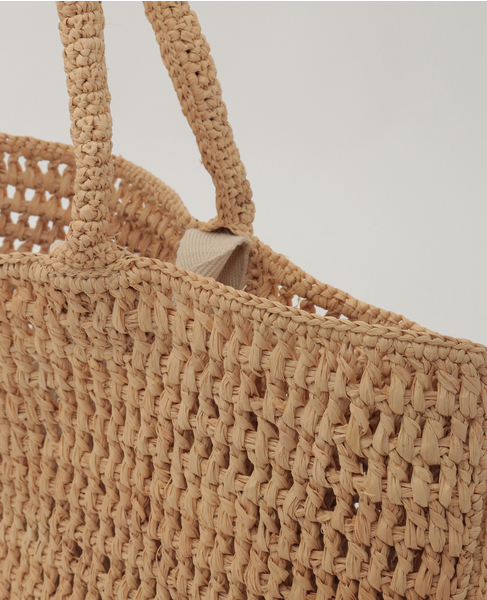 【Helen Kaminski/ヘレンカミンスキー】Anika Raffia Crochet Tote 詳細画像 ナチュラル 5