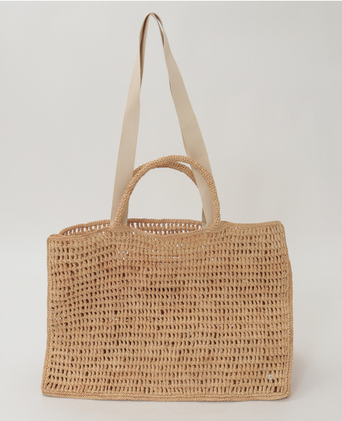 【Helen Kaminski/ヘレンカミンスキー】Anika Raffia Crochet Tote 詳細画像 ナチュラル 9