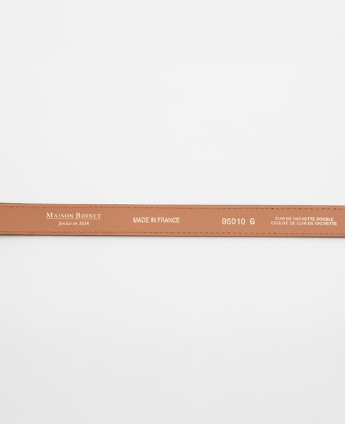 【MAISON BOINET/メゾンボワネ】ヌバックベルト 詳細画像 ブラウン 3