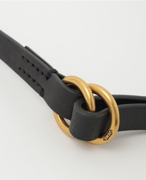 【J&M DAVIDSON / ジェイアンドエムデヴィッドソン】RING BELT 20MM 詳細画像 ブラック 3