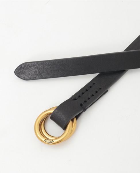 【J&M DAVIDSON / ジェイアンドエムデヴィッドソン】RING BELT 20MM 詳細画像 ブラック 5