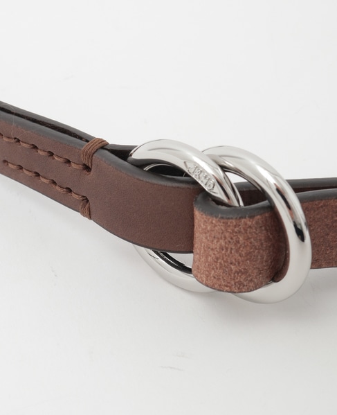 【J&M DAVIDSON / ジェイアンドエムデヴィッドソン】RING BELT 20MM 詳細画像 ブラウン 3