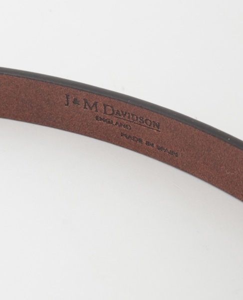 【J&M DAVIDSON / ジェイアンドエムデヴィッドソン】RING BELT 20MM 詳細画像 ブラウン 5