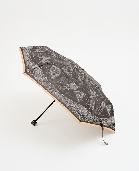 【manipuri/マニプリ】UV加工付き晴雨兼用軽量傘 詳細画像 チャコールグレー 1