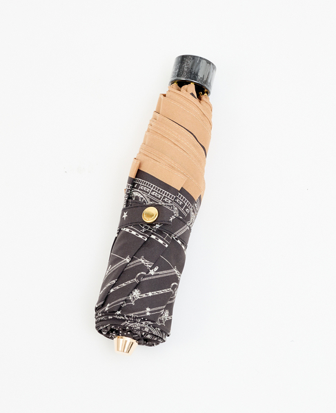 【manipuri/マニプリ】UV加工付き晴雨兼用軽量傘 詳細画像 チャコールグレー 3