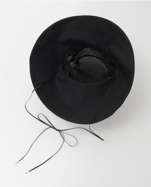 【ENTWURFEIN/エントワフェイン】Yael Hat Wide 詳細画像 ブラック 4