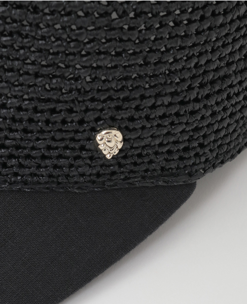 【Helen Kaminski/ヘレンカミンスキー】Vivette Raffia & Linen Cap 詳細画像 ブラック 5