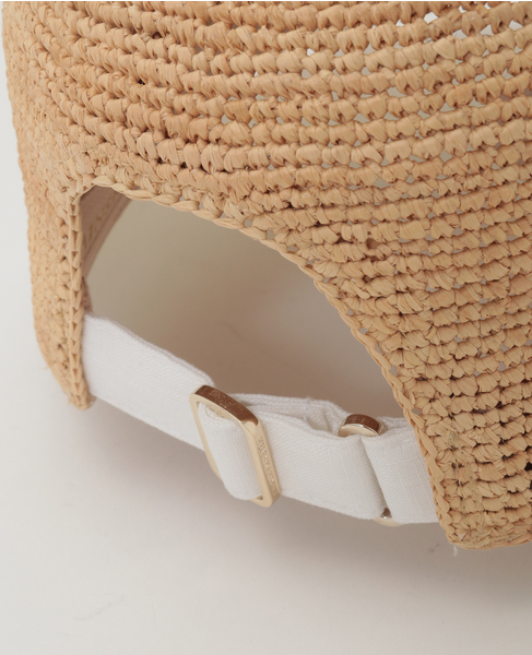 【Helen Kaminski/ヘレンカミンスキー】Blaise Raffia & Linen Cap 詳細画像 ナチュラル 8