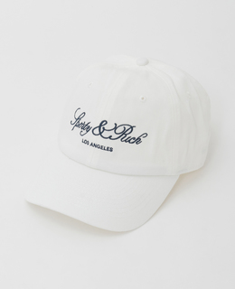 【Sporty＆Rich/スポーティアンドリッチ】Vendome LA Hatアイボリー