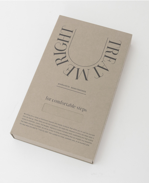 【TREAT ME RIGHT /トリ―トミーライト 】COTTON COMPRESSION SOCKS 詳細画像 ベージュ 7