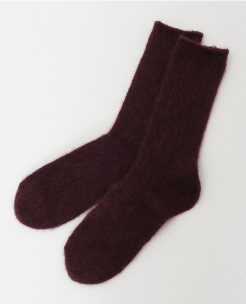 【MARCOMONDE/マルコモンド】Mohair socks and nail Box Set 詳細画像 ボルドー 5