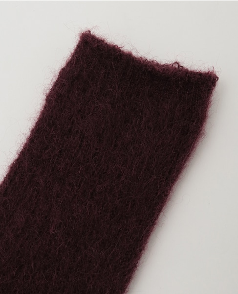 【MARCOMONDE/マルコモンド】Mohair socks and nail Box Set 詳細画像 ボルドー 6