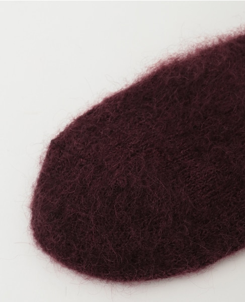 【MARCOMONDE/マルコモンド】Mohair socks and nail Box Set 詳細画像 ボルドー 7