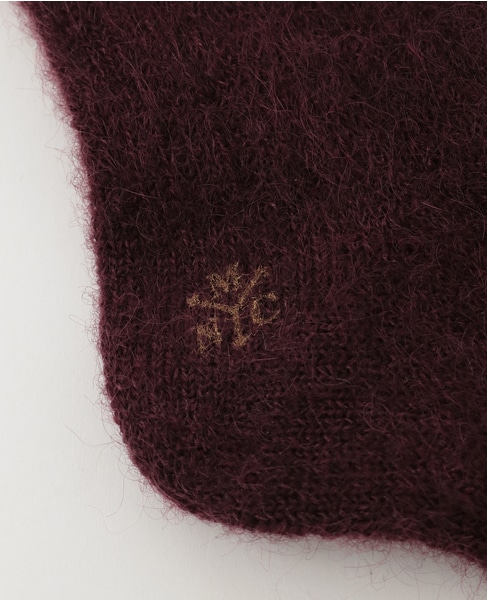 【MARCOMONDE/マルコモンド】Mohair socks and nail Box Set 詳細画像 ボルドー 9