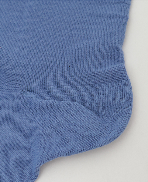 【BLEUFORET/ブルーフォレ】 コットンアンクルソックス 詳細画像 ブルー 5