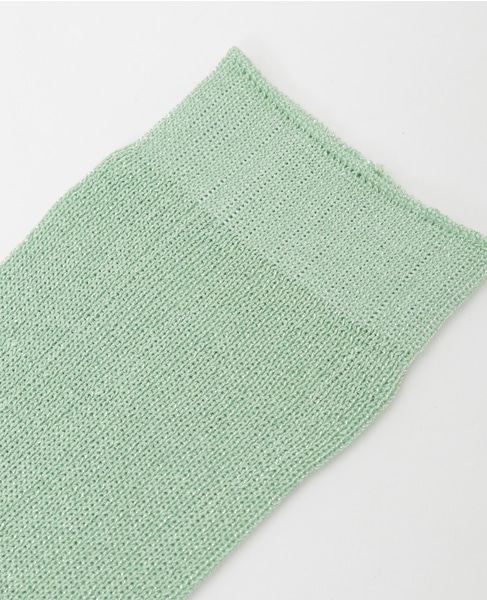 【MARCOMONDE/マルコモンド】glitter tabi socks 詳細画像 グリーン 4