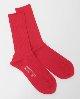 【MARCOMONDE/マルコモンド】high quality cotton ribbed socks