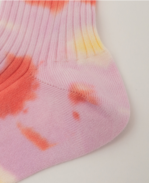 【AURALEE/オーラリー】*GIZA HIGH GAUGE TIE-DYE SOCKS 詳細画像 オレンジ 5