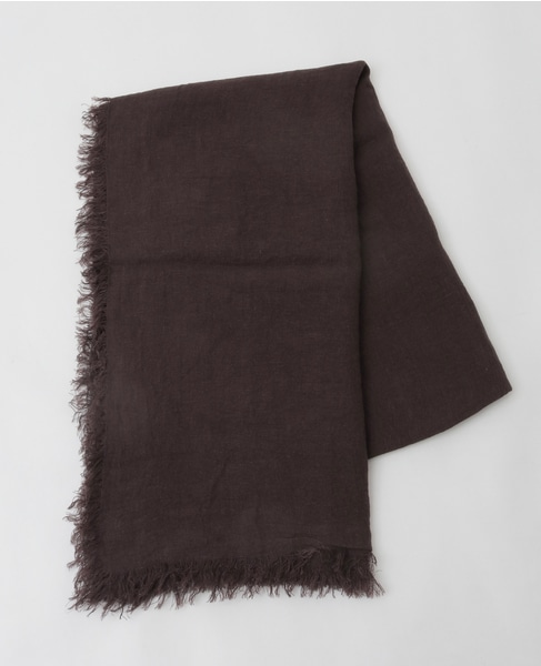 【ASAUCE MELER /アソースメレ】フランダース産リネンガーゼSTL iii 詳細画像 ブラウン 1