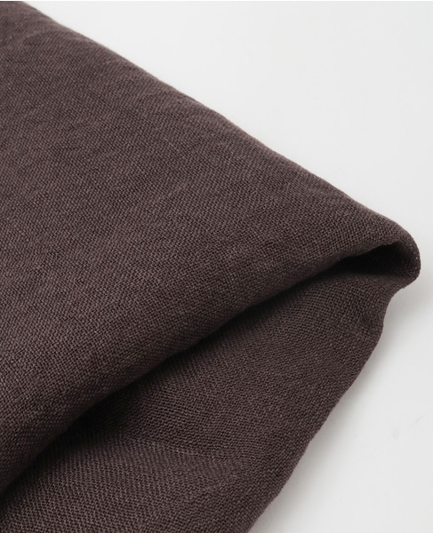 【ASAUCE MELER /アソースメレ】フランダース産リネンガーゼSTL iii 詳細画像 ブラウン 2