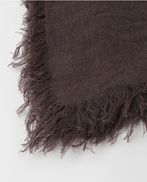 【ASAUCE MELER /アソースメレ】フランダース産リネンガーゼSTL iii 詳細画像 ブラウン 3