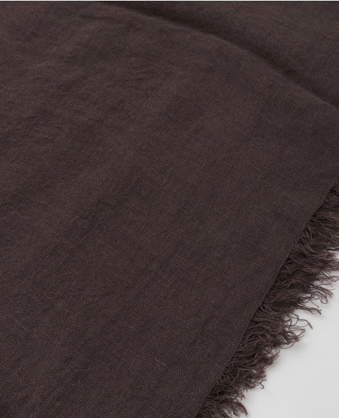 【ASAUCE MELER /アソースメレ】フランダース産リネンガーゼSTL iii 詳細画像 ブラウン 4