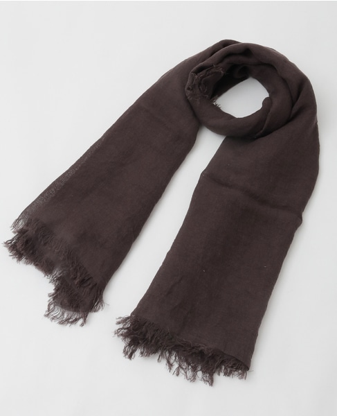 【ASAUCE MELER /アソースメレ】フランダース産リネンガーゼSTL iii 詳細画像 ブラウン 6