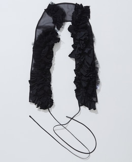 【MARGE /マージ 】Mix frill decorative gillet