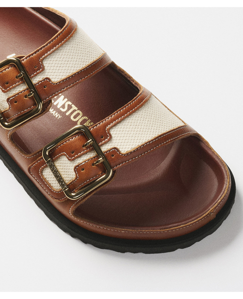 【BIRKENSTOCK1774 /ビルケンシュトックセブンティーンセブンフォー】Arizona Bold Canvas 1774 詳細画像 ブラウン 4