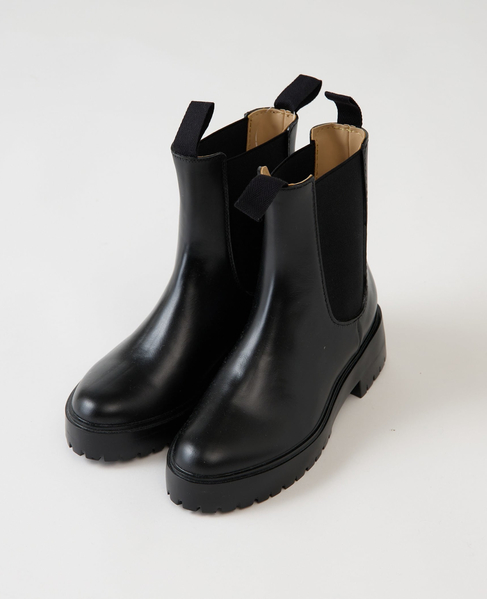 《WEB限定》【Traditional Weatherwear】SIDE GORE RAIN BOOTS MID 詳細画像 ブラック 1