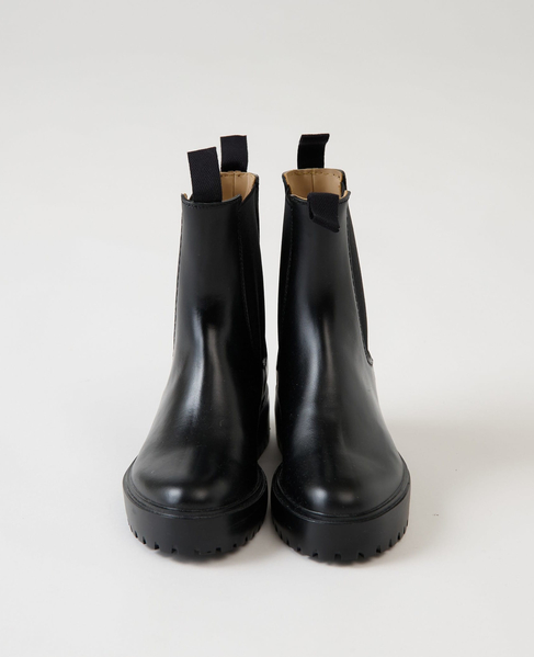 《WEB限定》【Traditional Weatherwear】SIDE GORE RAIN BOOTS MID 詳細画像 ブラック 2