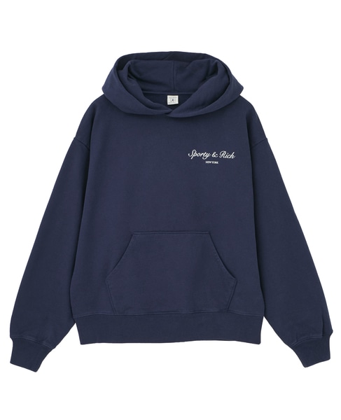 【Sporty＆Rich/スポーティアンドリッチ】Syracuse Hoodie 詳細画像 ネイビー 1