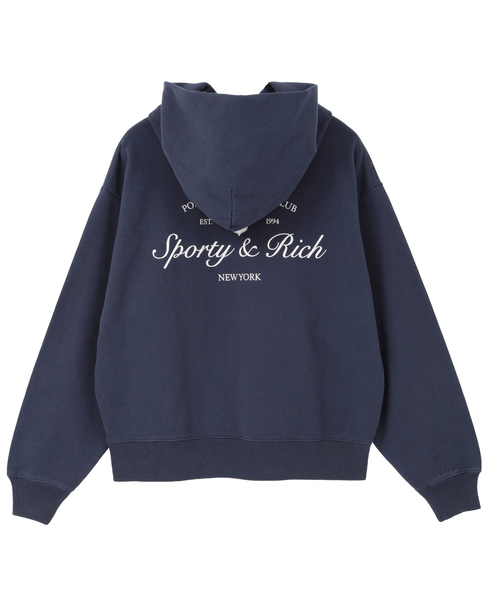 【Sporty＆Rich/スポーティアンドリッチ】Syracuse Hoodie 詳細画像 ネイビー 11