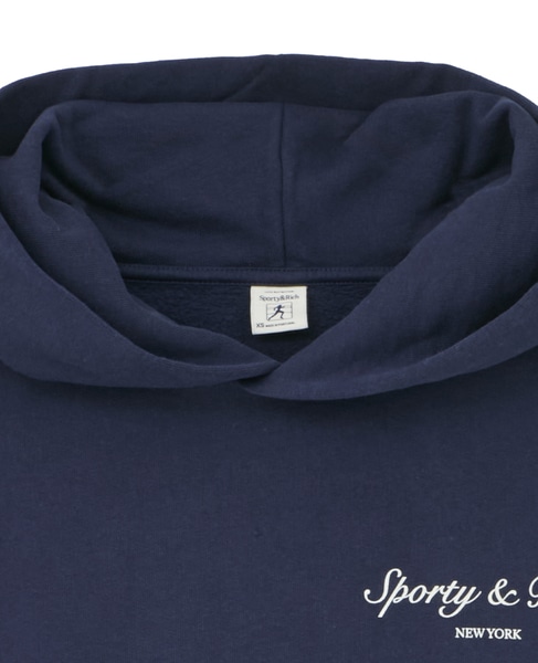 【Sporty＆Rich/スポーティアンドリッチ】Syracuse Hoodie 詳細画像 ネイビー 3