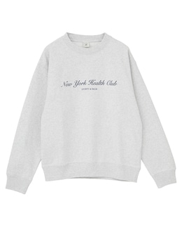 【Sporty＆Rich/スポーティアンドリッチ】New York Health Club Crewneck